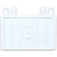 Porte battante en plastique blanc - Ost Belgium à 0,35 € - Ost-Belgium - 88352621 - Devantures