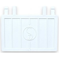 Porte battante en plastique blanc - Ost Belgium à 0,35 € - Ost-Belgium - 88352621 - Devantures