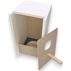 Nid perruche ondulée haut 13,5x14x25cm - 8,40 € - Ost-Belgium - 1579208954419 - Ornibird SRL