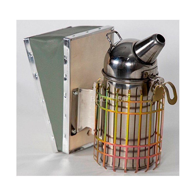 Enfumoir en inox avec pot intérieur 80 - Bijenhof Enfumoir en inox avec pot intérieur 80 - Bijenhof