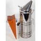 Enfumoir type dadant en inox 34cm sans pot intérieur 100mm - Bijenhof Enfumoir type dadant en inox 34cm sans pot intérieur 100mm - Bijenhof