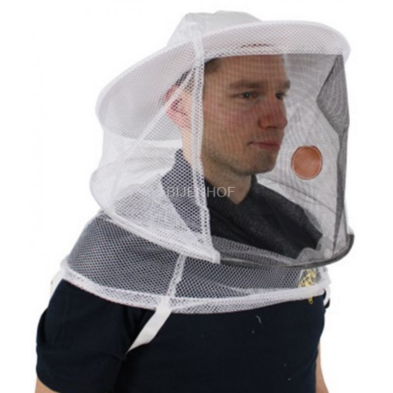 Protection en tulle blanc et chapeau - Bijenhof Protection en tulle blanc et chapeau - Bijenhof
