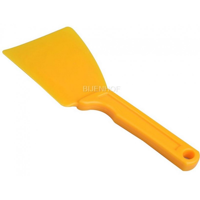Spatule jaune pour l’écrémage du miel - Bijenhof