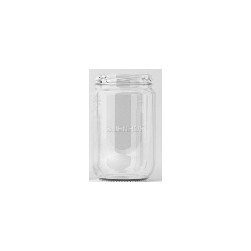 Pot droit 82-750ml/1000gr sans couvercle par 12 - Bijenhof Pot droit 82-750ml/1000gr sans couvercle par 12 - Bijenhof