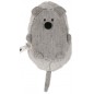 Cat kicking cushion bowie gris 13x14x33cm - Duvo+