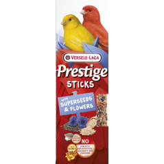 Sticks Canaris avec Super Graines & Fleurs - 2x30gr - Bâtonnets de graines très variés - 2,50 € - Versele-Laga - 5410340223468 - Ornibird SRL