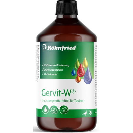 Gervit-W (mulivitamine pour toute l'année) 500ml - Röhnfried - Dr Hesse Tierpharma GmbH & Co. KG à 29,90 € - Röhnfried - Dr H...