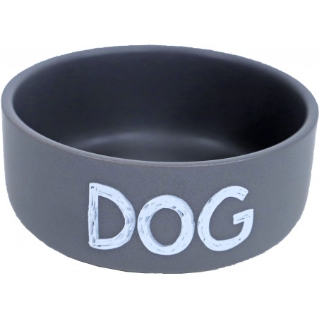 Gamelle pierre DOG gris mat 12cm - Gebr. de Boon à 7,95 € - Gebr. de Boon - 0204581 - Gamelles