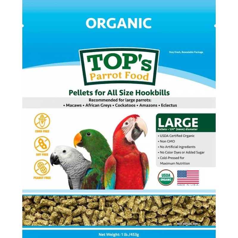 Granulés pour perroquet 4,54kg - Top's Parrot Granulés pour perroquet 4,54kg - Top's Parrot