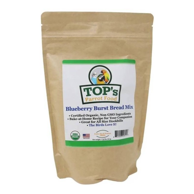 Parrot Food Birdie Pain mix Blueberry Brust 552gr - Top's Parrot Parrot Food Birdie Pain mix Blueberry Brust 552gr - Top's Parrot