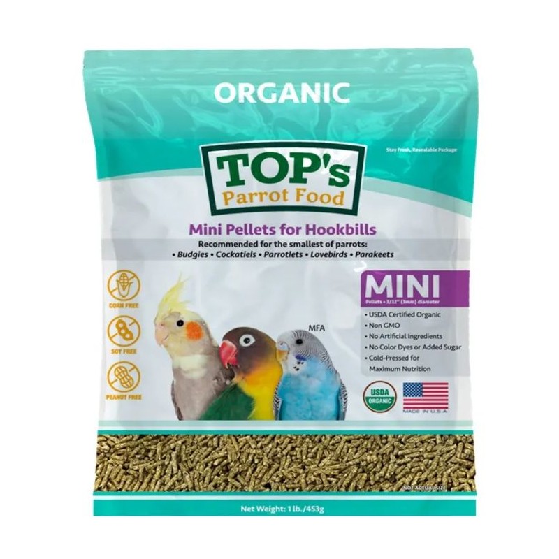Granulés Bio Parrot 1,81kg - Top's Parrot Granulés Bio Parrot 1,81kg - Top's Parrot