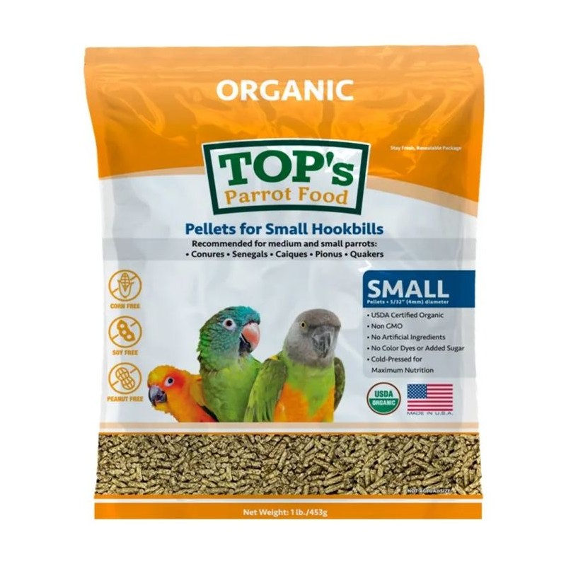 Petits granulés perroquet 4,54kg - Top's Parrot Petits granulés perroquet 4,54kg - Top's Parrot