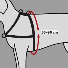 Harnais de dressage Lead'n'Walk Soft M-L 55-90cm/25mm - Trixie - 27,95 € - Trixie - 4011905130569 - Ornibird SRL