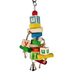 Jouet Perroquet 12x12x33cm - Parrots & Toys à 20,15 € - Vogelhof - Parrots & Toys - JT047 - Jouets