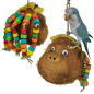 Jouet Perroquet Coconut Monkey Mom - 45cm x 20cm x 20cm Jouet Perroquet Coconut Monkey Mom - 45cm x 20cm x 20cm
