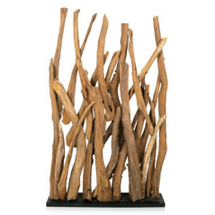 Cloison en bois teck akar 115x25x185 cm - Giganterra - 399,95 € - Giganterra - 3664471030941 - Ornibird SRL