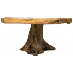 Table basse en bois racine de teck naturel 70x90x45 cm - Giganterra - 179,95 € - Giganterra - 1729842761243 - Ornibird SRL