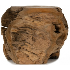 Tabouret en racine de teck bois boule 40cmx35cm - Giganterra - 84,95 € - Giganterra - 3664471031177 - Ornibird SRL