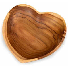 Plateau Cœur En Bois Teck 18x18x4cm - Giganterra - 11,95 € - Giganterra - 3664471030675 - Ornibird SRL