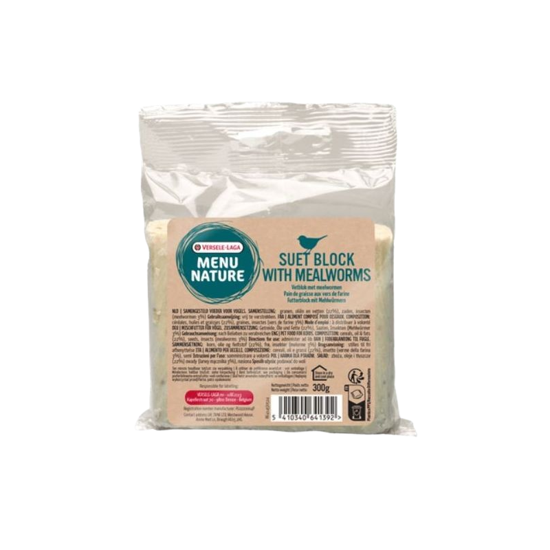 Pain de Graisse aux Vers de Farine 300g - VerseleLaga Pain de Graisse aux Vers de Farine 300g - VerseleLaga