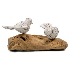 Décoration en Bois Double Oiseaux - Giganterra - 7,95 € - Giganterra - 3664471030606 - Ornibird SRL