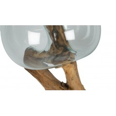 Support en Bois Teck avec Double Verre 150x35cm - Giganterra - 395,95 € - Giganterra - 3664471030125 - Ornibird SRL