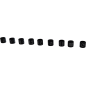 10 bagues fermées noires 7 mm gravure au laser avec année 2025 - Ornibird 10 bagues fermées noires 7 mm gravure au laser avec année 2025 - Ornibird