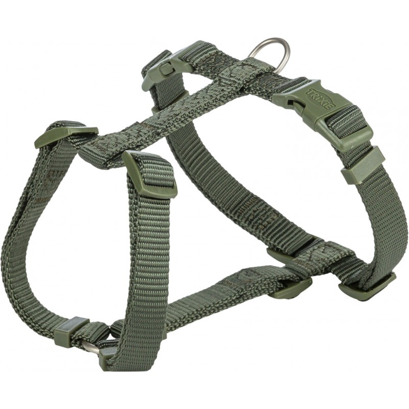 Premium Harnais H Vert Olive Taille S-M 42-60cm/15mm - Trixie