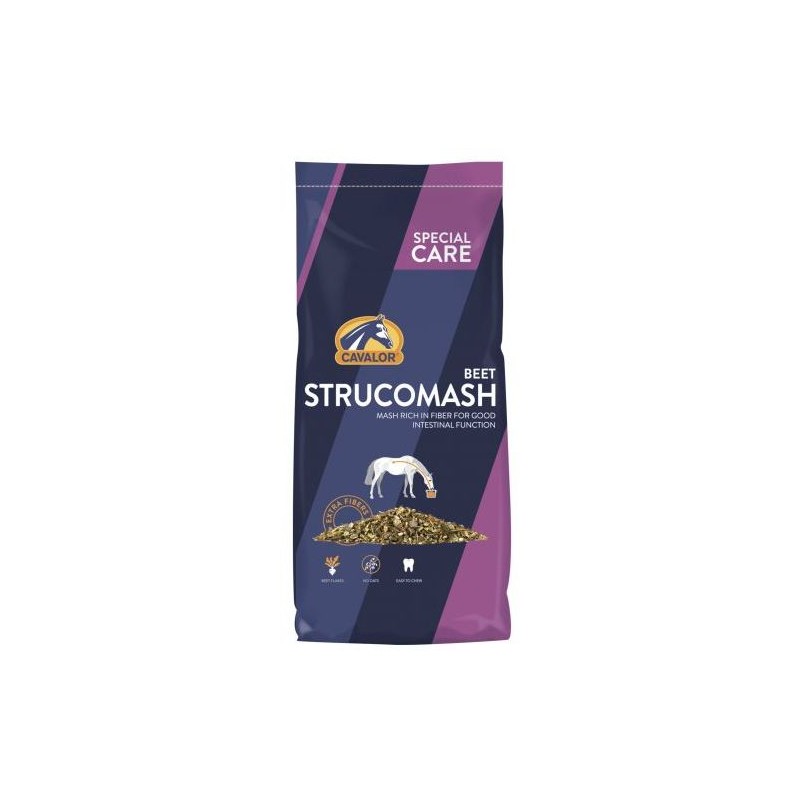 Strucomash 15 kg - Aliments pour chevaux avec betteraves - Cavalor Strucomash 15 kg - Aliments pour chevaux avec betteraves - Cavalor