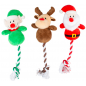 Xmas Peluche à Câliner avec Corde Couleurs Mélangées Père-Noël, Lutin ou Renne - Duvo+ Xmas Peluche à Câliner avec Corde Couleurs Mélangées Père-Noël, Lutin ou Renne - Duvo+