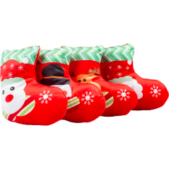 Xmas Peluche Chaussette Couleurs Mélangées - Duvo+ - 2,05 € - Duvo + - 5414365421755 - Ornibird SRL
