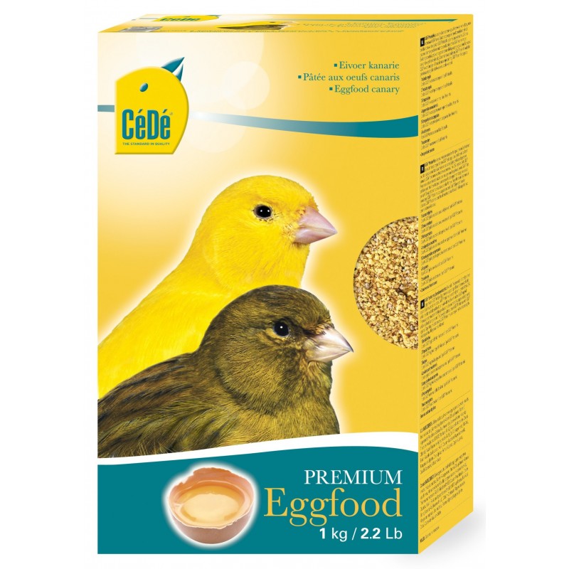 Pâtée sèche aux œufs pour canaris 1kg - Cédé 721 Cédé 5,70 € Ornibird