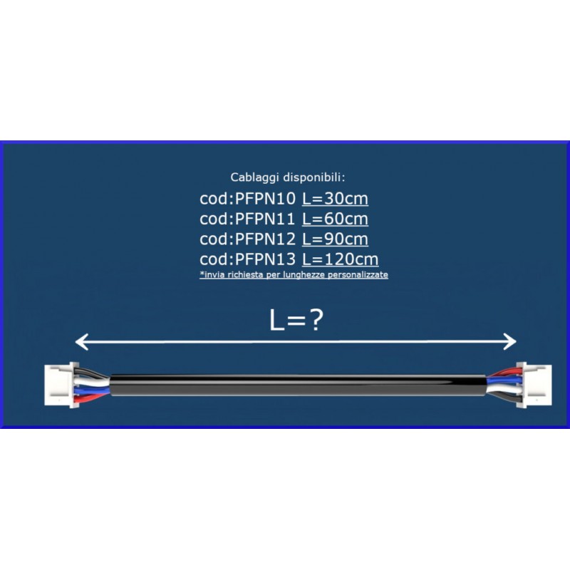Câblage 2 voies pour barres LED standards Connecteur à Connecteurs 30 cm - Season Generator