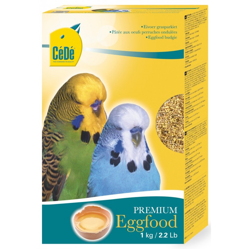 Pâtée aux œufs pour perruches ondulées 1kg - Cédé 723 Cédé 5,70 € Ornibird