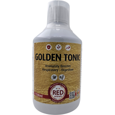 Golden Tonic, système immunitaire, digestion, voies respiratoires 500ml - Red Animals à 24,95 € - Red Animals - RA032.03 - Vi...