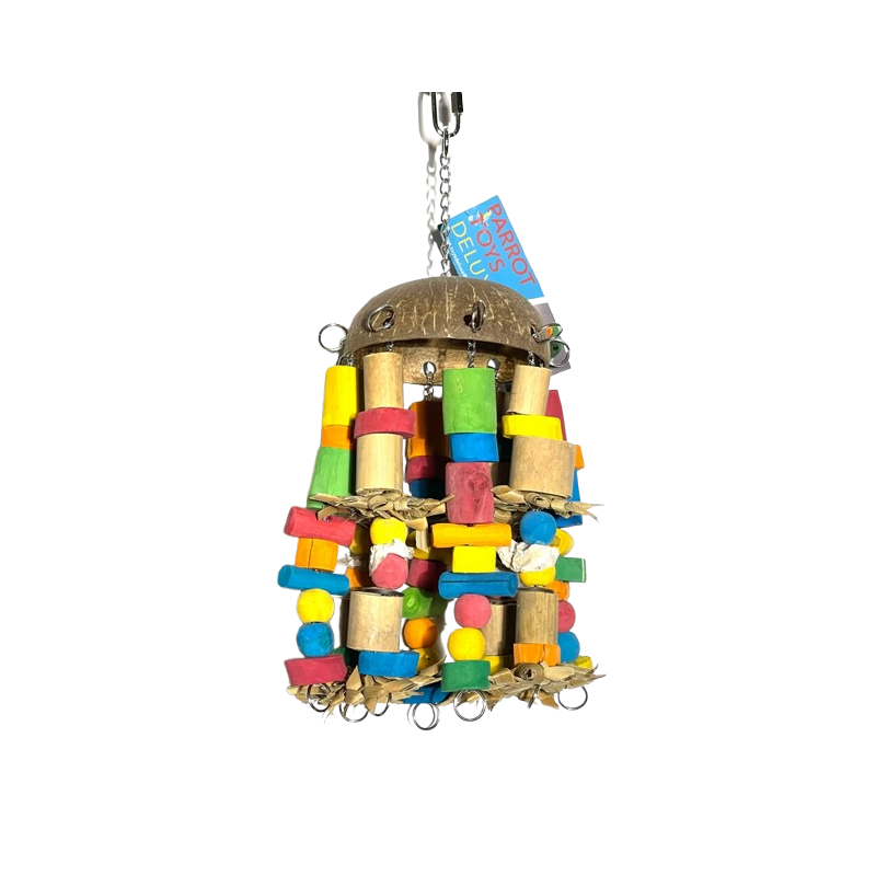 Jouet Perroquet Babel Tower 50x12x12cm - Parrots & Toys Jouet Perroquet Babel Tower 50x12x12cm - Parrots & Toys