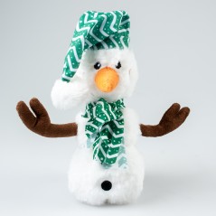 Xmas Peluche Bonhomme de Neige Leo Multicolore - Duvo+ à 6,95 € - Duvo + - 14655 - Jouets en peluche