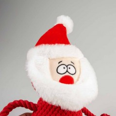 Xmas Calin avec Corde Père NoëL Multicolore - Duvo+ - 8,95 € - Duvo + - 5414365444693 - Ornibird SRL