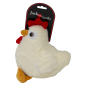 Doudou Poulet avec Squeeker+Crunchy Blanc-23cm - Jack and Vanilla Doudou Poulet avec Squeeker+Crunchy Blanc-23cm - Jack and Vanilla