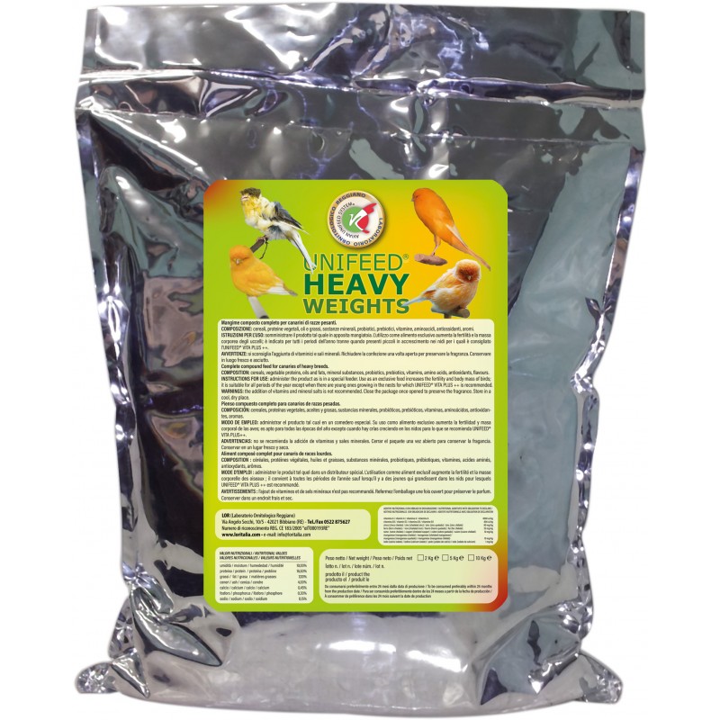 Unifeed Canari Heavy Weights 2Kg - L.O.R. Unifeed Canari Heavy Weights 2Kg - L.O.R.