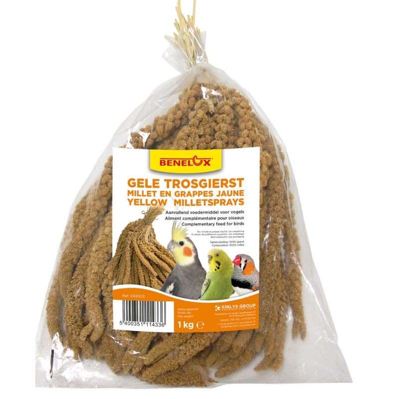 Millet Jaune en grappes Anjou 1kg Millet Jaune en grappes Anjou 1kg