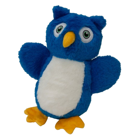Peluche Zoonimals Hibou avec Squeeker+Crunchy Bleu 26cm - Jack and Vanilla à 12,45 € - Jack and Vanilla - ZOAK370403 - Jouets...