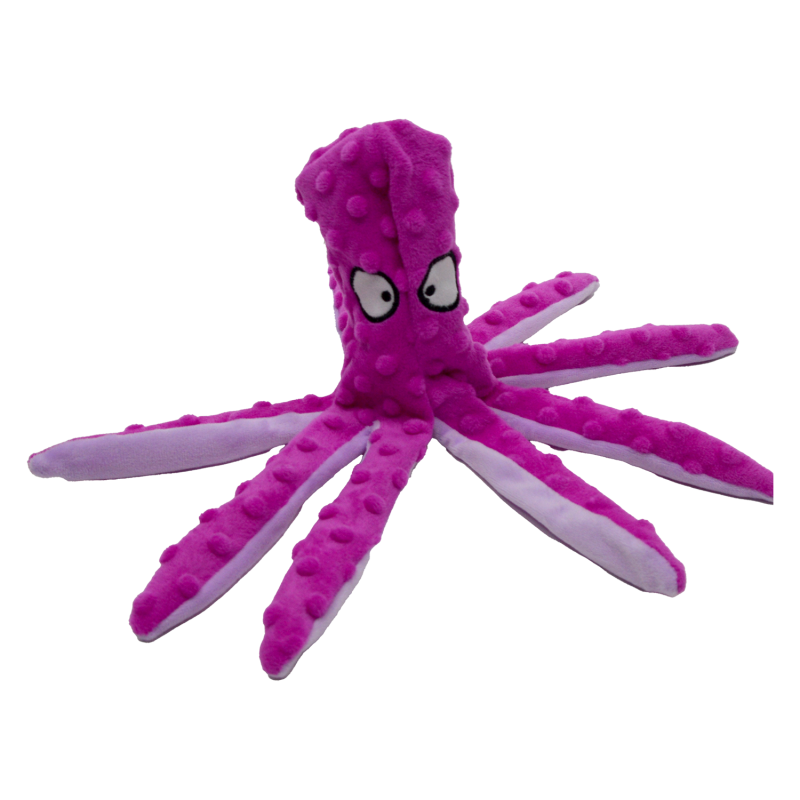 Peluche Bubble Plush Octopus Rose 32cm - Jack and Vanilla