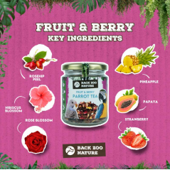Thé pour Perroquet Fruit & Berry - Back Zoo Nature - 9,65 € - Back Zoo Nature - 8784251818271 - Ornibird SRL