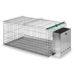 Cage à Lapins Métalique Modèle Bruno 50 x 92 x 35 cm - GAUN à 67,95 € -  - 20300 - Cages d'extérieur