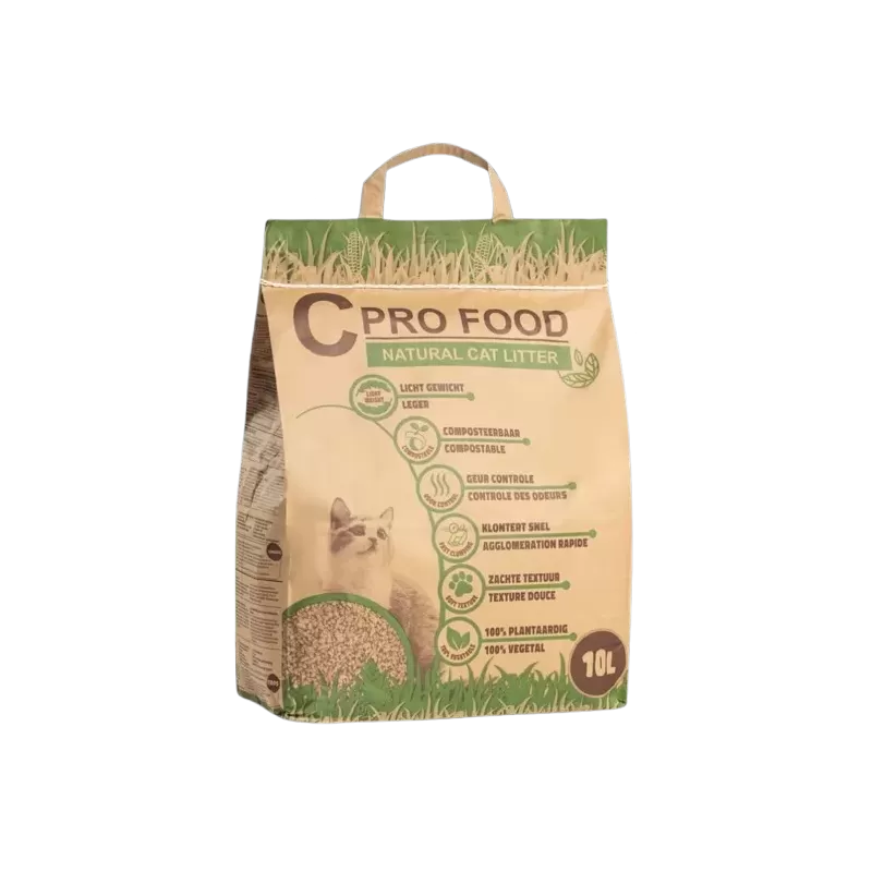Litière Végétale Pour Chat 24 L - C PRO FOOD Litière Végétale Pour Chat 24 L - C PRO FOOD