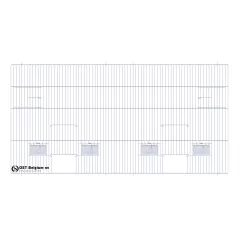 Façade 100x50cm (2 Portes + 2 portes tournantes +4 clapets) - OST Belgium - 37,50 € - Ost-Belgium - 1985000000894 - Ornibird SRL