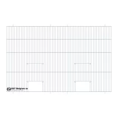 Façade 80x50cm (2 portes) - OST Belgium - 19,30 € - Ost-Belgium - 1985000000849 - Ornibird SRL