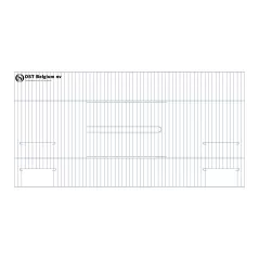 Façade 80x40cm (2 Portes + 1 porte tournante 27 x 20 cm) - OST Belgium - 23,40 € - Ost-Belgium - 1985000000672 - Ornibird SRL