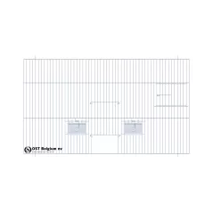 Façade 70x40cm (Porte + porte tournante + clapets) - OST Belgium - 21,10 € - Ost-Belgium - 1985000000634 - Ornibird SRL